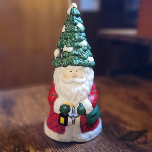 Santa Claus Tree Small Porcelain Candle Holder - Picture 8 of 8